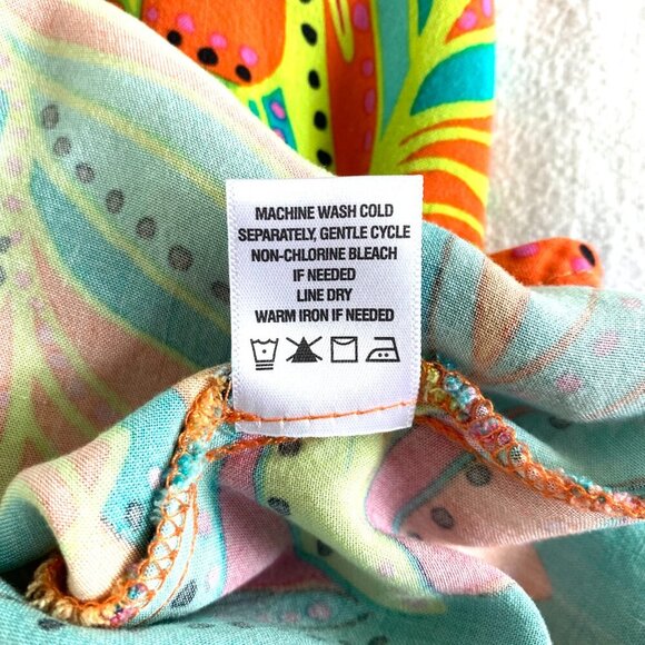 1. State tropical sundress Womens Extra Small colorful midi maxi vacation - Picture 10 of 10